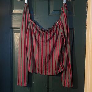 Daisy May Off-Shoulder Striped Top